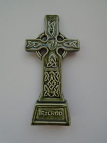 Knock pottery, High Cross, Celtic cross ornament, Collectables, Home decor, Pottery