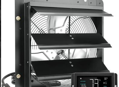 14-Inch Metal Exhaust Fan with Temperature & Humidity Controller 1024 CFM