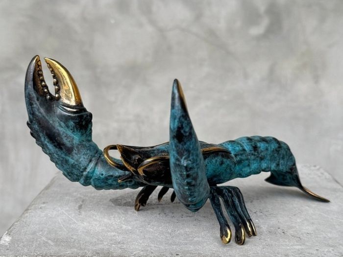 Hand Crafted Lobster (23cm) - Patinated Bronze