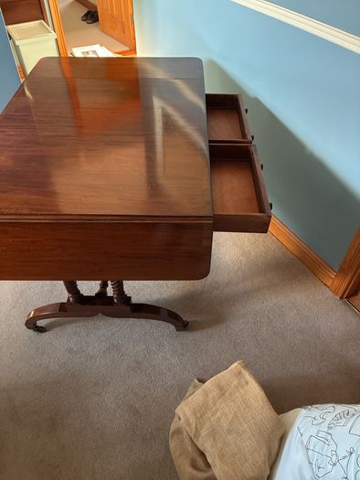 Regency antique sofa table