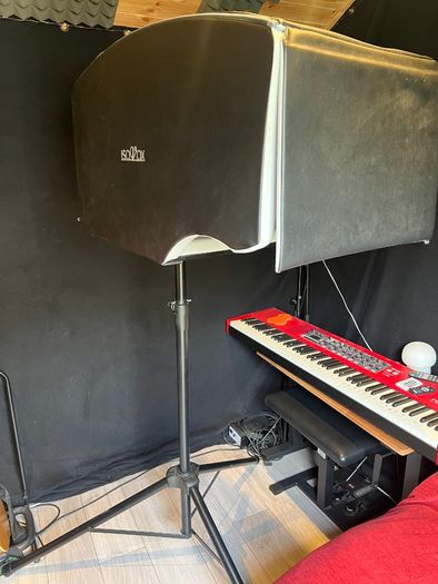 Isovox Mobile Vocal Booth 2 Set Black