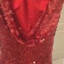 Red Sequin long dress Image 5