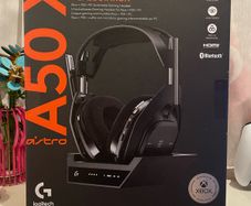 Logitech G Astro A50 X LIGHTSPEED Wireless Gaming Headset + Base Station, PRO-G GRAPHENE, PLAYSYNC across Xbox Series X|S + PS5 + PC/mac + Nintendo Switch 2, Bluetooth, HDMI 2.1 Passthru - Black