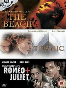 Leonardo Dicaprio Dvd Boxset Titanic The Beach Romeo And Juliet