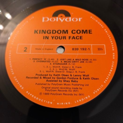Kingdom Come - In your face