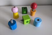 Twist and Turnables - Wooden Building Blocks
