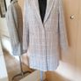 Women's Coat Grey Check Reduced Nwt Size 10 Image 7