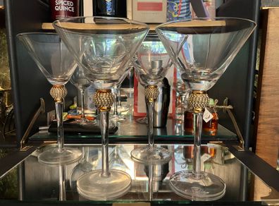 Cocktail glasses X 4
