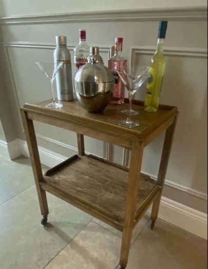 Vintage drinks trolley