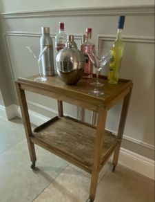 Vintage drinks trolley
