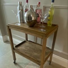 Vintage drinks trolley