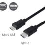 Short Type C USB-C To Micro USB Charger Cable Data OTG Macbook DJI Power Bank Image 2