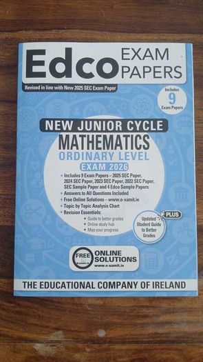 EXAM PAPERS 2026 - Maths Ordinary Level - Junior Certificate