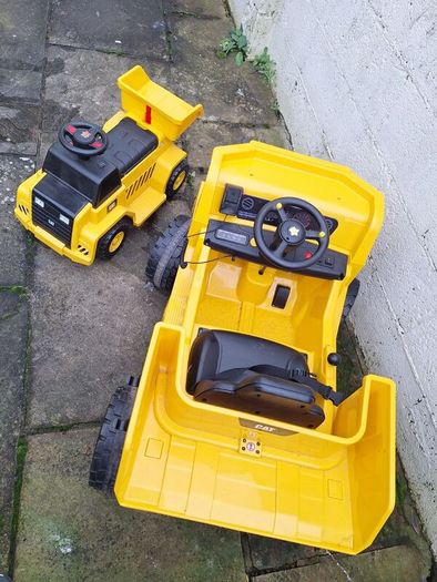 Kids electric truck / car - CAT tipping trucks  X 2