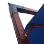 Hanging Parasol with Wooden Pole 400x300 cm Blue Image 6