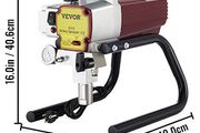 BRAND NEW 1500w High Pressure Airless Wall Paint Spray Gun Sprayer Spraying Machine with 15M High Pressure Pipe