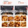 Electric Deep Fryer, Upgrade Dual Tank 14 L Oil Capacity Overheat Protection Image 4