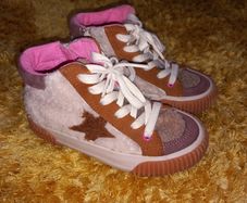 NEXT girls high tops trainers shoes UK10 EU28