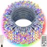 Christmas Lights Outdoor Decorations, Extra Long 120m 1000LED Mains Powered Fairy Lights, Outside Waterproof Plug in String Lights for Xmas Festival Party Holiday Wedding Decor (MULTIPLE COLOURS) Image 4
