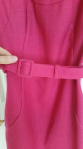 Next Pink Midi Dress - Size 6R