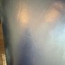 L shape navy leather couch Image 7