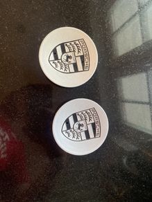 Porsche 991 993 centre caps x2
