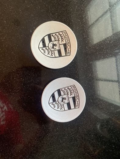 Porsche 991 993 centre caps x2