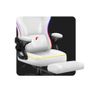 Huzaro Force 4.6 White Mesh RGB Smart Gaming Chair with Footrest - Bluetooth App & Remote Control Image 8