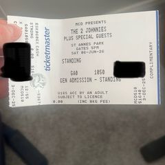 2 x The 2 Johnnies Pints in a Field Tickets