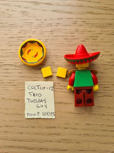 lego coltlm-12 taco Tuesday guy, movie series