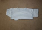 The Little White Company Blue and White Striped Long Sleeved Pyjamas Age 4- 5 Years