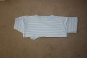 The Little White Company Blue and White Striped Long Sleeved Pyjamas Age 4- 5 Years