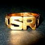 Vintage 9ct Gold 'Street Royalty' (SR) Ring Image 6