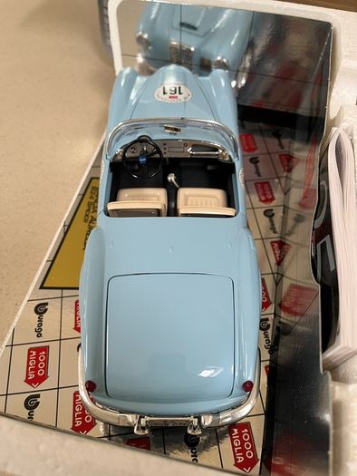 Mille Miglia Burago Model Car Scale 1/18