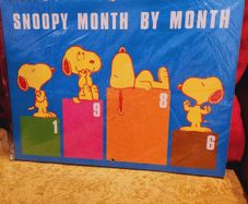 Snoopy 1986 Vintage Charlie Brown Peanuts date book Rare