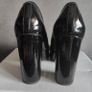 Black Shiny leather Court shoes size 40 Image 3