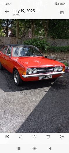 Ford Cortina MK3 1600cc
