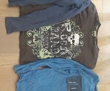 8 x Boys long sleeve t shirts (Approx 8 - 12 years)