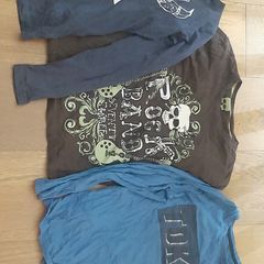 8 x Boys long sleeve t shirts (Approx 8 - 12 years)