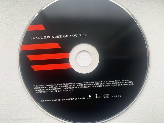 u2 all because of you rate Mexican promo u2pro4