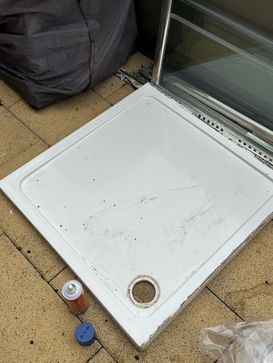 Sonas 900mmx900mm Low Profile Stone Resin Shower Tray Excellent Condition