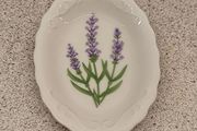 Vintage Yardley London Ceramic Soap Dish - English Lavender