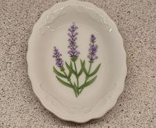 Vintage Yardley London Ceramic Soap Dish - English Lavender