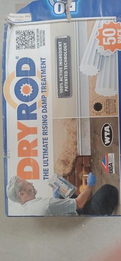 dry rods for damp proofing 2 x10