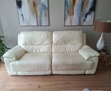 Sofa Leather Recliner with USB Charger