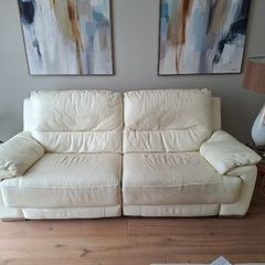 Sofa Leather Recliner with USB Charger