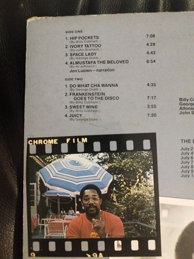 The Billy Cobham - George Duke band live in europe lp