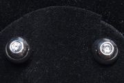 9ct White Gold Diamond Stud Earrings Fully Hallmarked Dublin 375