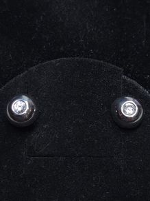 9ct White Gold Diamond Stud Earrings Fully Hallmarked Dublin 375