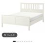 Ikea Hemnes Double bed & mattress Image 2